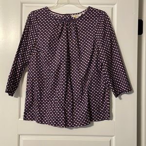 Boden Apple Print Blouse
